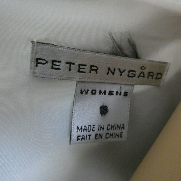 Peter Nygard Plus Size Zebra Print Sheath Dress Brown White Ivory Sleeveless 18 - Picture 9 of 12